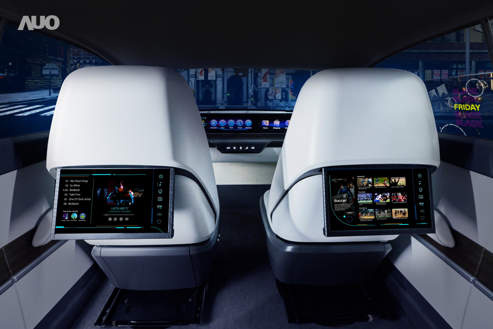 申博太陽城新一代Smart Cockpit 2024 ，以Micro LED先進顯示技術優(yōu)勢，創(chuàng)建〝可卷式后座娛樂顯示器〞 ，僅在互動時才顯示出所需畫面及信息  ，擴充更豐富的娛樂和交互信息服務，獲國際獎項榮耀