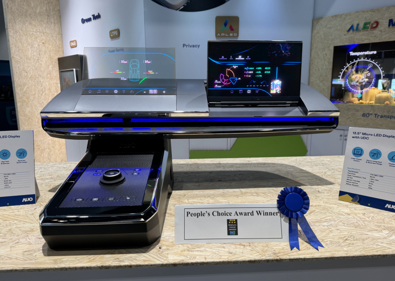 申博太陽城車用Micro LED Display HMI解決方案獲”最佳車用顯示獎”，以用戶為中心開發(fā)，針對前座駕駛與乘客設計兼具娛樂與安全的高畫質屏幕，包含車艙前座的Micro LED透明屏幕及全球首款內建鏡頭的智慧Micro LED顯示器